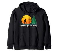 Great Glen Way Hiking path, Trails, ways and rivers Zip Hoodie