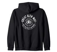 Great Glen Way Scotland Great Hikes Zip Hoodie