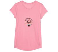 Great Grandchildren Make Life Grand Family Tree Love T-Shirt, Girls, Pink, Small