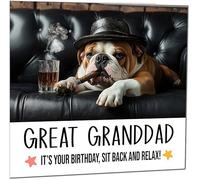 Great Granddad Birthday Card - Humour Eco Friendly Funny Birthday Cards for Great Granddad Grandfather