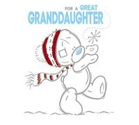 Great Granddaughter Me to You Bear Christmas Card