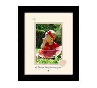 Great Granddaughter Photo Frame My Precious Portrait Double Mounted Quality Gift 1034F (Black Finish Frame Cream Mount Beige Inside)