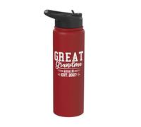 Great Grandma Again 2027 2nd Time Great Grandma Announcement Stainless Steel Insulated Water Bottle