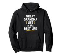 Great Grandma Life Is The Best Life Cute Pullover Hoodie