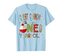 Great Grandma of A One Year Old 1st Birthday Boy Fishing T-Shirt