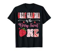 Great Grandma Of The Berry Sweet One 1St Birthday Strawberry T-Shirt