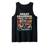 Great Grandma of the Birthday Cruiser Sunglasses Cruise Tank Top