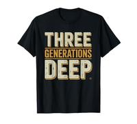 Great Grandpa Outnumbered Three Generations Family Life T-Shirt