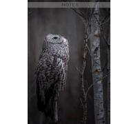 Great Gray Owl Lined Notebook