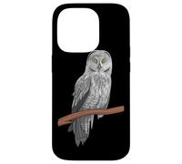 Great Gray Owl on a tree Cute Realistic OWL Case for iPhone 14 Pro