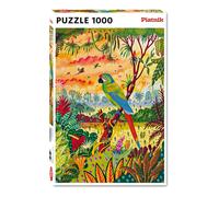 Great Green Macaw Jigsaw Puzzle - 1000 Piece Wildlife Puzzle Featuring Vibrant Parrot in Tropical Rainforest - Colourful Bird Puzzle for Adults & Nature Lovers