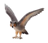 MOJO - Great Horned Owl | Hand-Painted Toy Figure | Woodland Collection | True to Life & Highly Detailed | Designed in UK