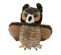 12" Horned Owl Soft Toy - Wild Republic Great Plush 30cm - owl wild republic great horned plush 30cm