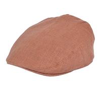 Great Horse Adults Kids Lightweight Cotton Linen Summer Style Flat Cap (57, Brown)