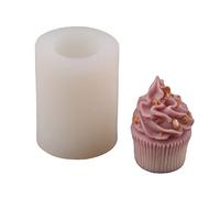 Great Ice Cream Cone Silicone Molds Cupcake Soap Pretty Ice Cream Pattern Suitable for Various Festivals Casting Molds