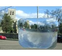 Great Ideas Self Adhesive Wide Angle View Parking And Reversing Lens For Your Car's Rear View Back Window - Reduces Blind Spots, Improves Safety