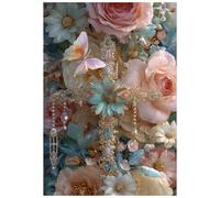 Great Jigsaw Puzzles for Adults 300 Pieces Elegant Cross Flowers Puzzles for Adults Toys Gift Family Decoration Kids Puzzle