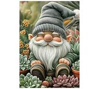 Great Jigsaw Puzzles for Adults 300 Pieces Gnome Succulents Puzzles for Adults Gift for Friends Family Home Decoration Puzzle