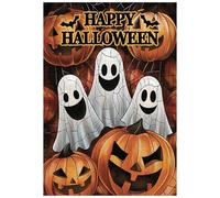 Great Jigsaw Puzzles for Adults 300 Pieces Happy Halloween Ghost Pumpkin Challenging Puzzles for Adults Gift for Friends Family Home Decoration Puzzle