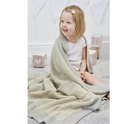 Great Knot 100% Cotton Knitted Winter Baby Blanket Soft & Warm 100x80 Cm For Girls & Boys (Burnham)