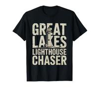 Great Lakes Lighthouse Chaser Freshwater Coastal Tower T-Shirt