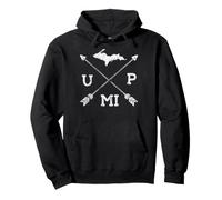 Great Lakes Michigan Yooper Michiganian MI Upper Peninsula Pullover Hoodie