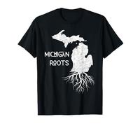Great Lakes State Michigan Roots Yooper Native Michiganian T-Shirt