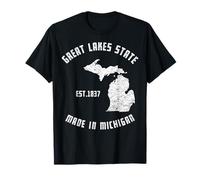 Great Lakes State Michigan Vacation Michiganian Yoopers Tee T-Shirt
