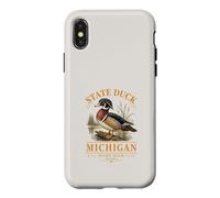 Great-Lakes Wood-Duck MI Case for iPhone X/XS
