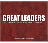Great Leaders, Greatest Quotes 2026 5.4 X 6.2 Box Calendar