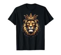 great lion crown , the savannah king for men and kids T-Shirt