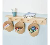 Great Little Trading Company Peg Rail Shelf with Hooks