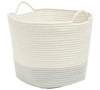 Great Little Trading Company Rope Storage Basket-Ivory/Sage