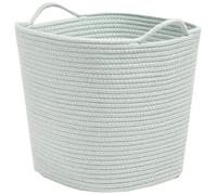 Great Little Trading Company Rope Storage Basket-Sage Green
