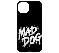 Great Mad Dog Stamp Logo for Man and Woman Case for iPhone 15 Plus