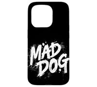 Great Mad Dog Stamp Logo for Man and Woman Case for iPhone 15 Pro