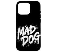 Great Mad Dog Stamp Logo for Man and Woman Case for iPhone 16 Pro