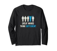 Great Minds Think Different Long Sleeve T-Shirt