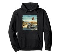 Great Motorcycle Roads Costume for Streets and Bikes Lovers Pullover Hoodie