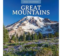 Great Mountains - 2026 Square Wall Calendar - by Red Robin Publishing