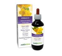 Great Mullein or Common Mullein (Verbascum thapsus) Flowers and Leaves Alcohol-Free Mother Tincture Naturalma - Liquid Extract Drops 200 ml - Food Supplement - Vegan