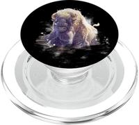 Great Native American White Buffalo Sacred Spirit Animal PopSockets PopGrip for MagSafe