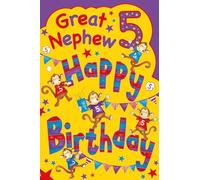 Great Nephew 5th 5 Today Happy Birthday Card With A Lovely Verse