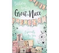 Great-Niece Birthday Card - 'Birthday Wishes Great-Niece'