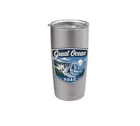 Great Ocean Road Coastal Landscape Sunset Nature Travel Stainless Steel Insulated Tumbler
