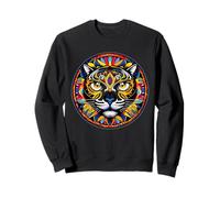 GREAT PANTHER DESIGN. COOL COLORS, YELLOW EYES, COLORFUL Sweatshirt