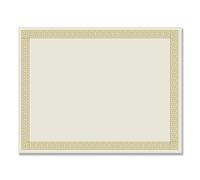 Great Papers! Channel Border Foil Certificate, 12 Count, 8.5"x11" (963070)