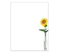 Great Papers! Sunflower Day Letterhead Stationery, 8.5" x 11", 80 Count, Inkjet and Laser Printer Compatible (2020148)