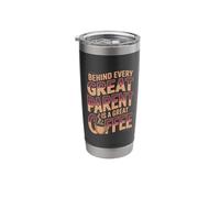 Great Parent is A Great Coffee Drinker Mom Dad Parenting Stainless Steel Insulated Tumbler