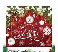 Great Party Decorations Banner Red Theme Party Decorations FESTIVE NORIMENT TEART | Banner Backdrop with 1 Rope for Christmas Parties